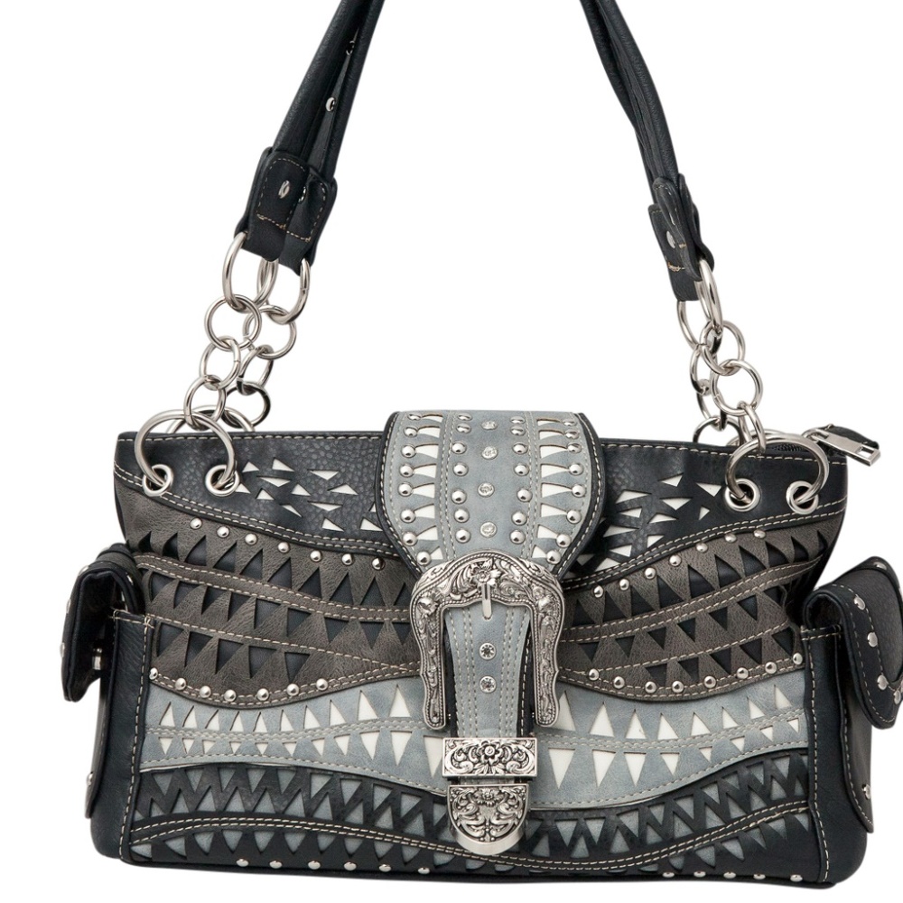 Country Cowgirl Purses for Women Shoulder Bag Western Gift Flower Buckle Handbag